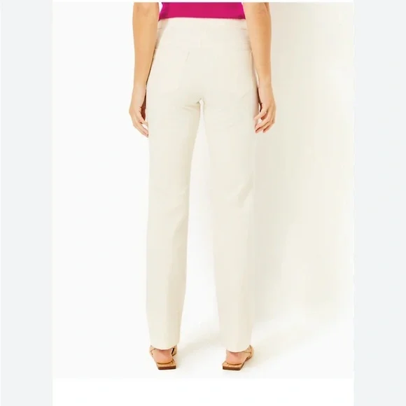 Declynn Bi-Stretch Slim Pant, Creme Brulee , Size 8, NWT - Picture 3 of 12